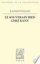 Télécharger le livre libro Le Souverain Bien Chez Kant